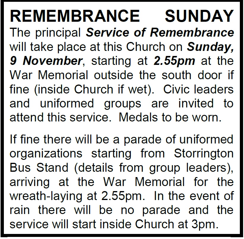 Remembrancesunday2025