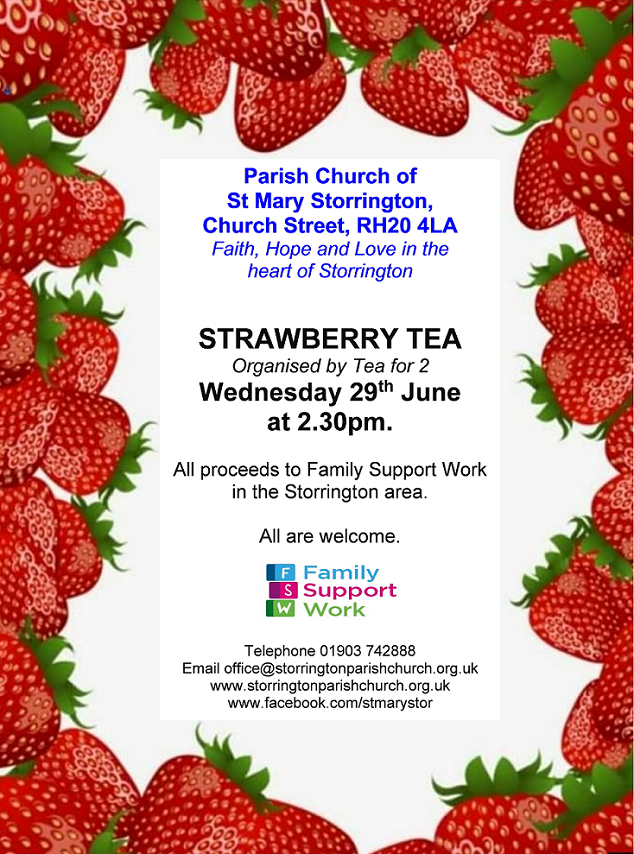Strawberry Tea 29 Jun FSW