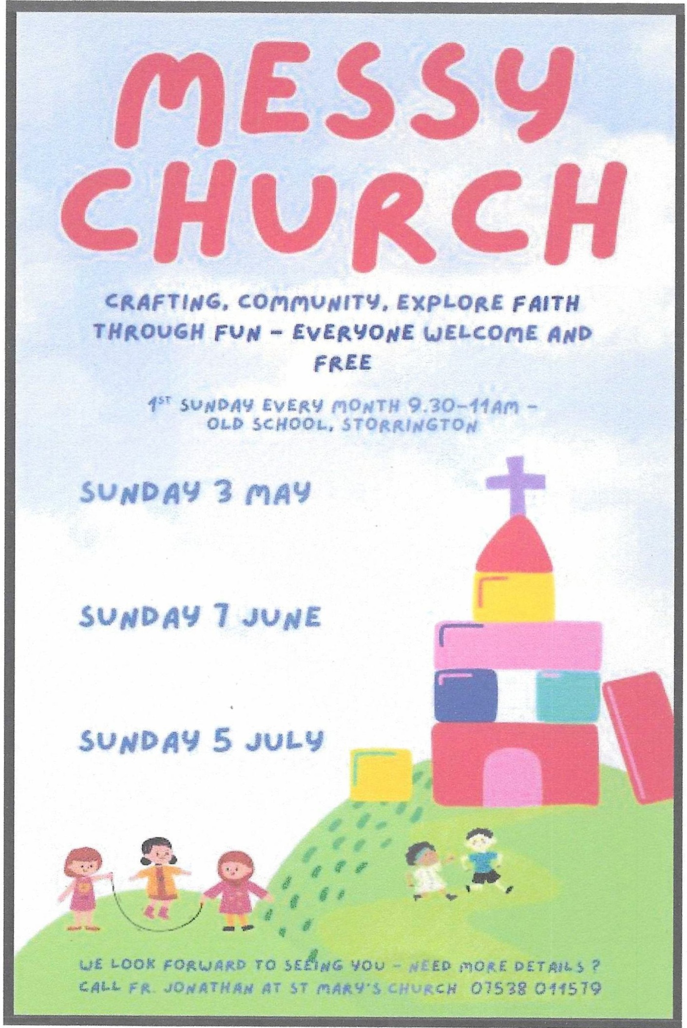 messy church may june july 2026